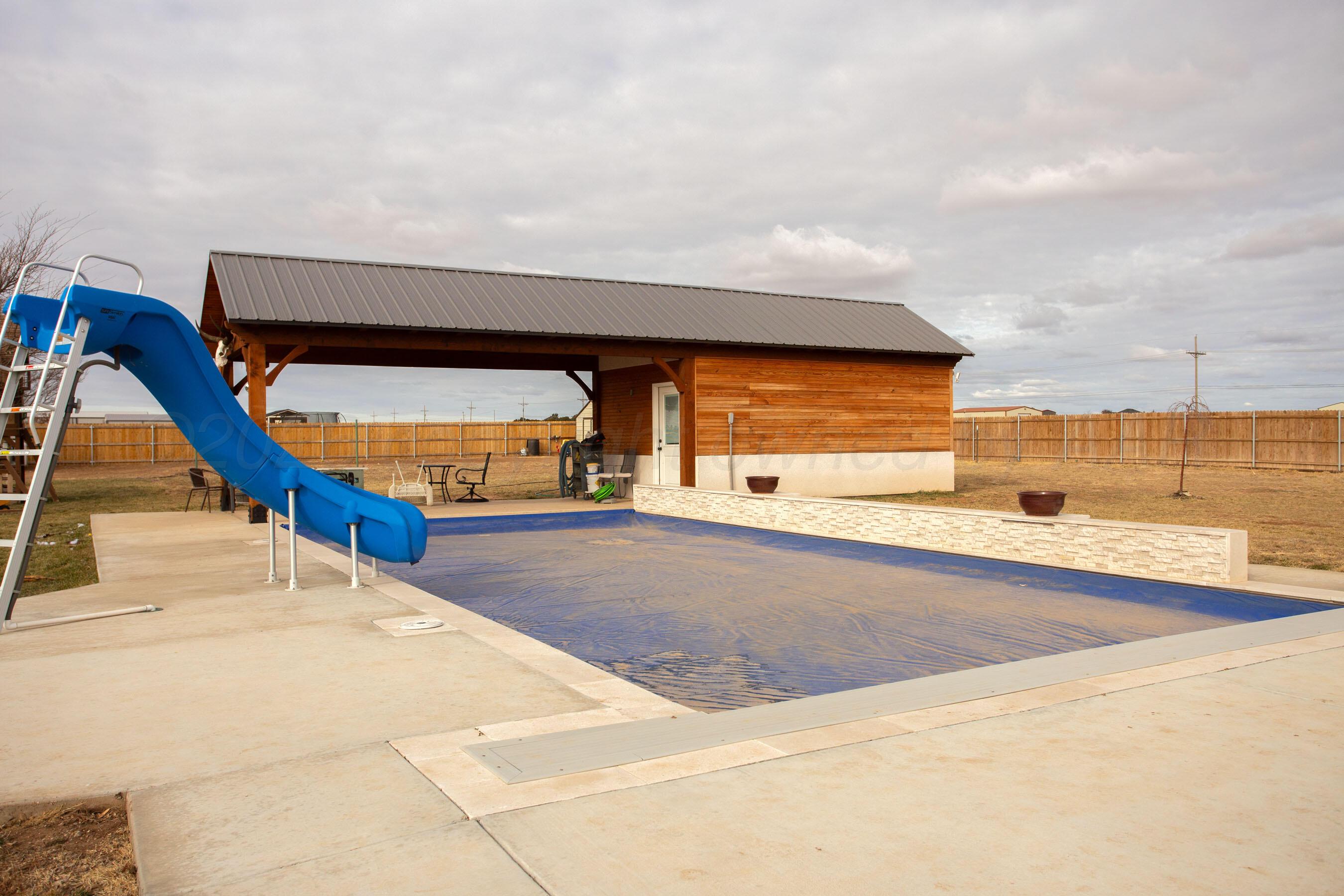8200 Matilda Lane Amarillo, TX 79119 - Photo 33 of 39 a view of swimming pool with outdoor seating