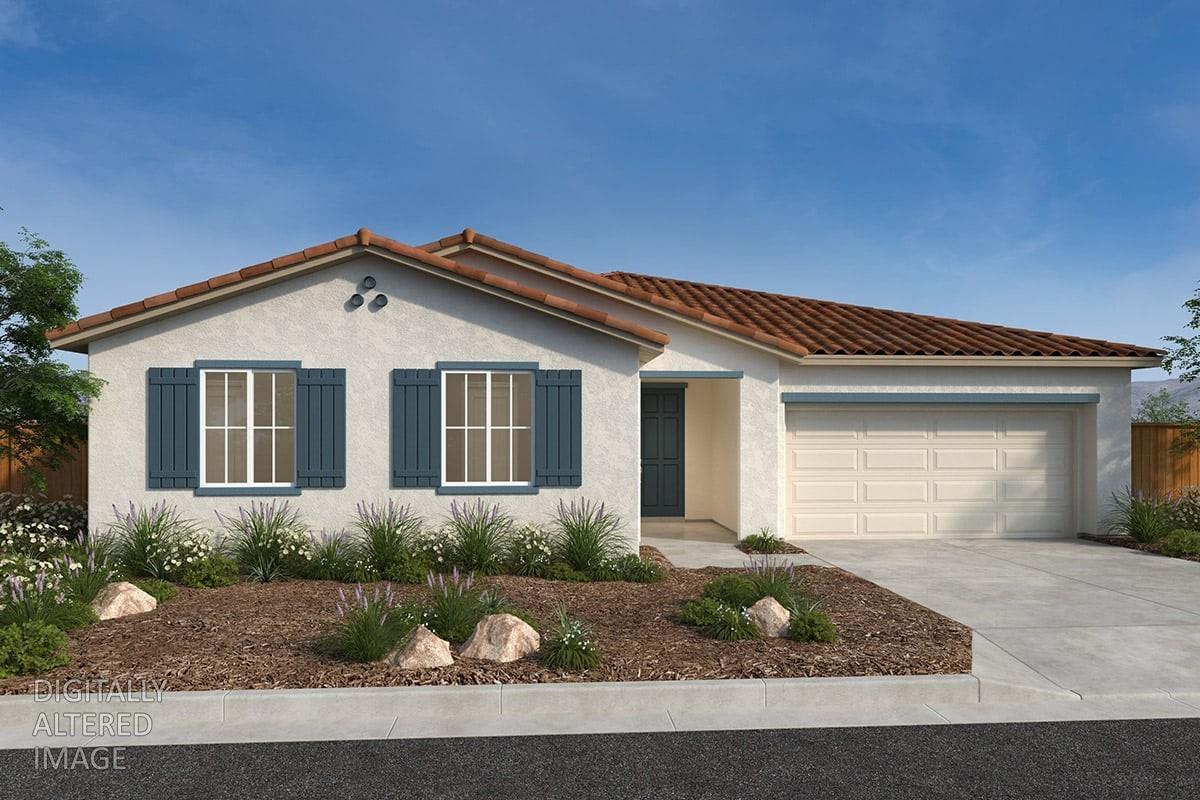 2710 Sunbeam Lane Manteca, CA 95337 - Photo 1 of 3 a front view of a house with garden