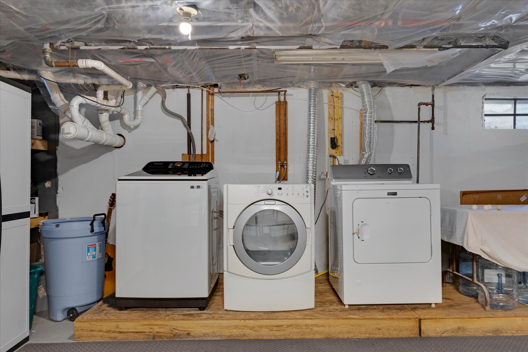 80 Coolidge Road West Yarmouth, MA 02673 - Photo 27 of 37 a utility room with dryer and washer