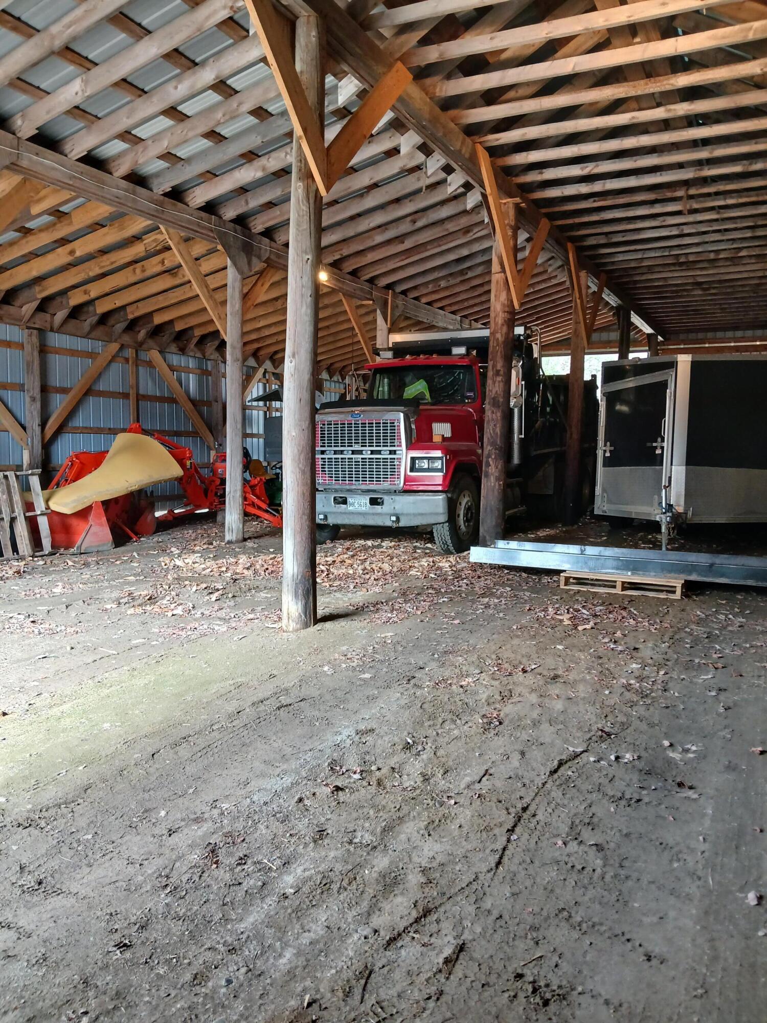 23 Roxy Rand Road New Sharon, ME 04955 - Photo 42 of 51 Inside large garage/barn