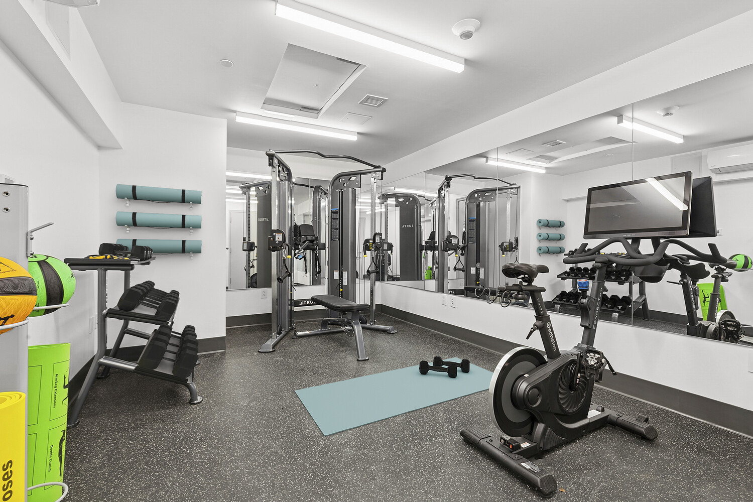 11 West 126th Street, Unit 4 Manhattan, NY 10027 - Photo 10 of 16 a view of a room with gym equipment