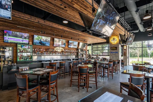 a view of a bar restaurant