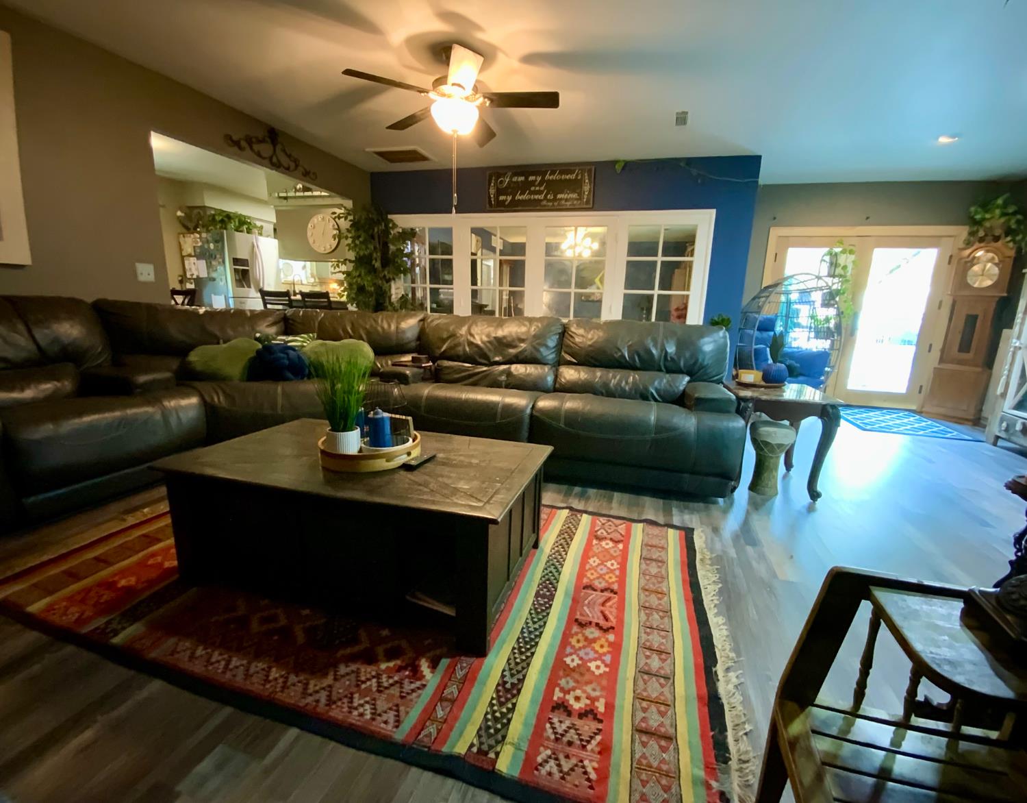 48833 Rock Point Road Oakhurst, CA 93644 - Photo 10 of 36 a living room with furniture and wooden floor