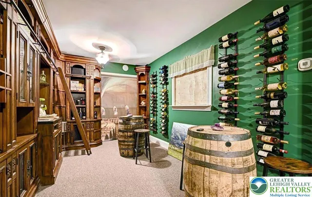 a front view of a building with street view