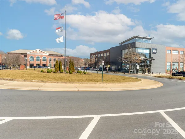 a view of street with buildings