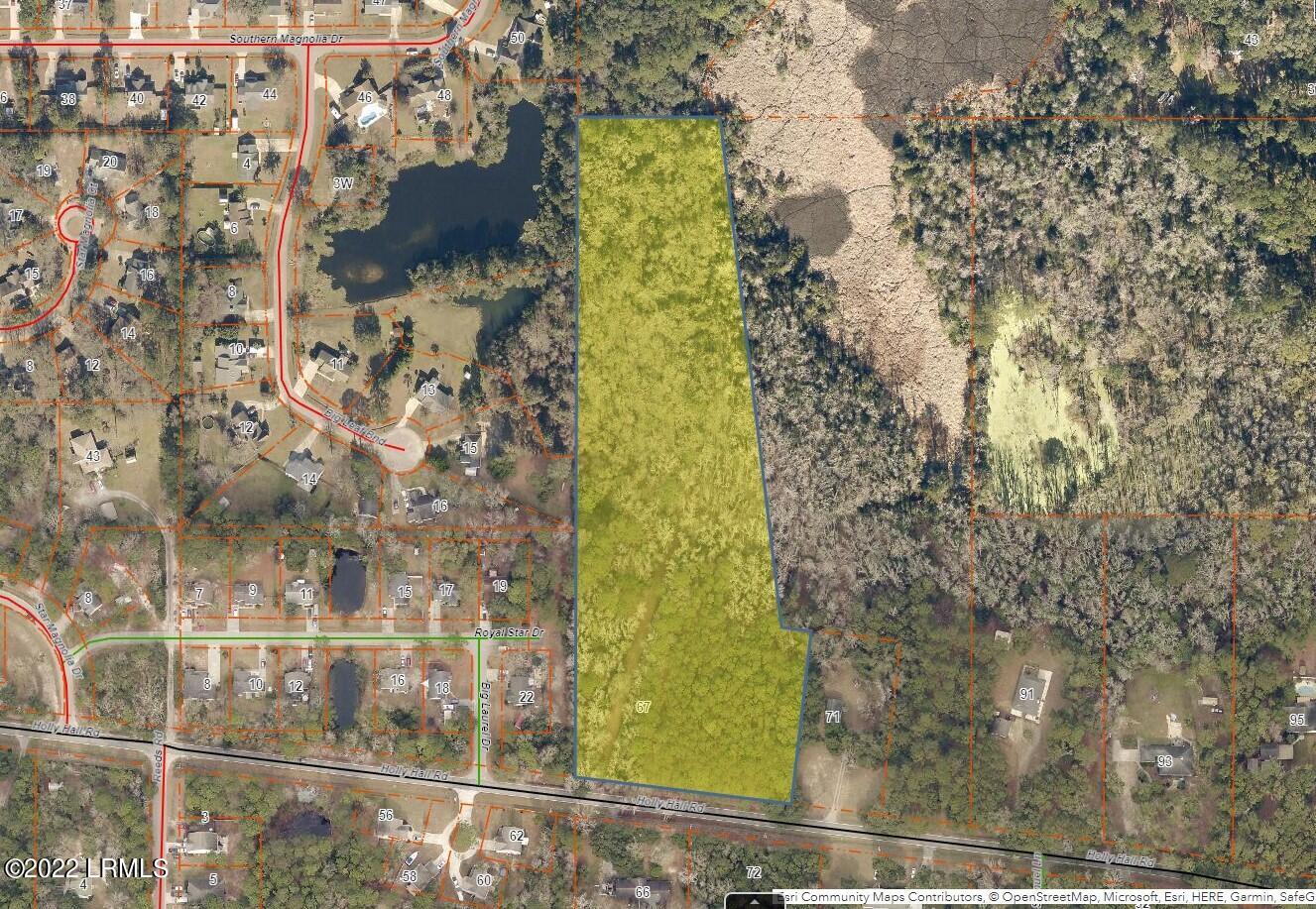 67 Holly Hall Road, Unit A Beaufort, SC 29907 - Photo 8 of 11 tax map aerial