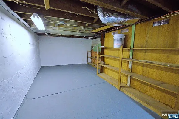 a view of storage and utility room
