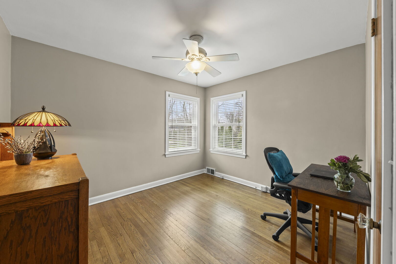 904 Gamon Road Wheaton, IL 60189 - Photo 15 of 47 a view of a workspace with furniture and a window