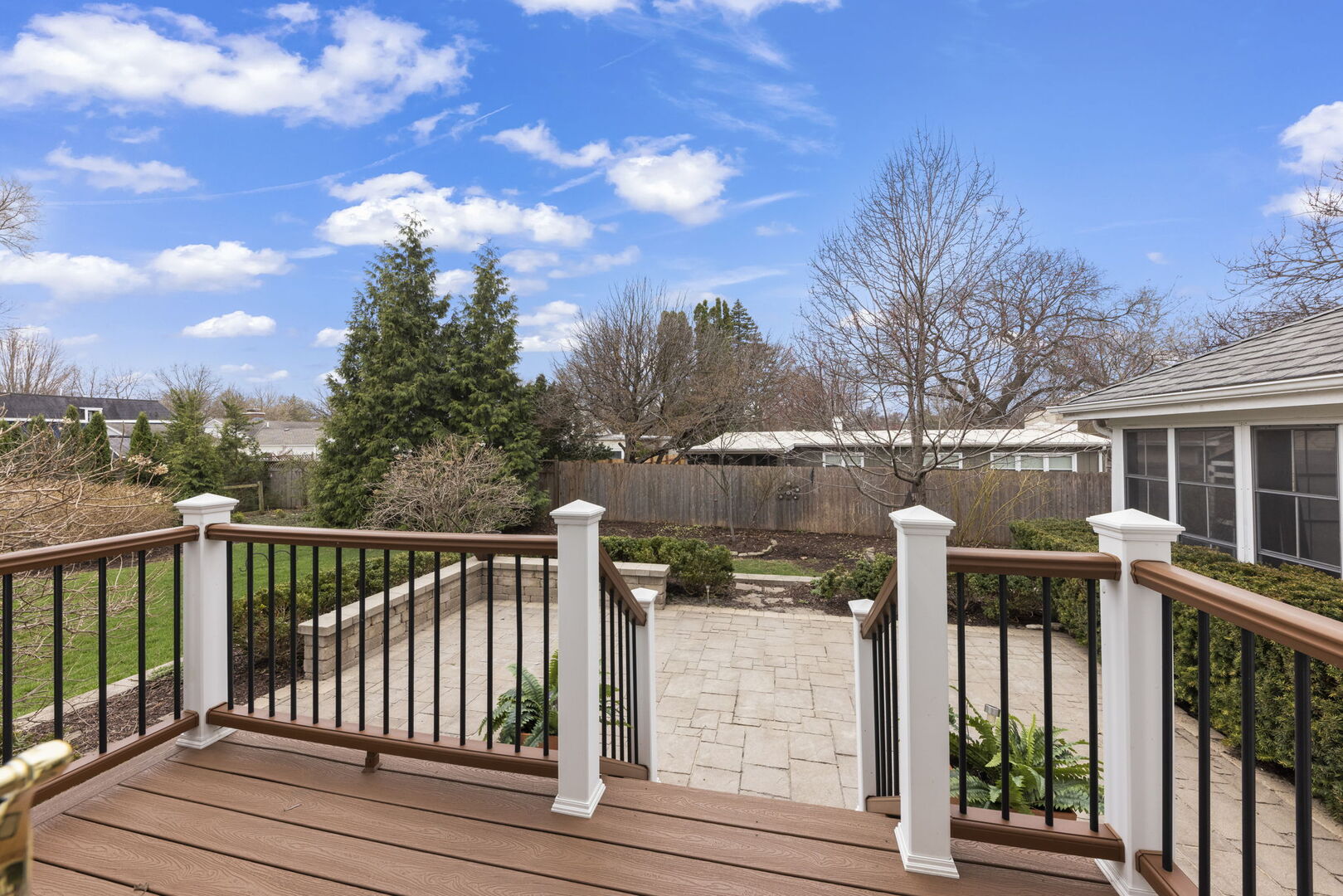 904 Gamon Road Wheaton, IL 60189 - Photo 31 of 47 a view of a deck with barbeque grill and wooden fence