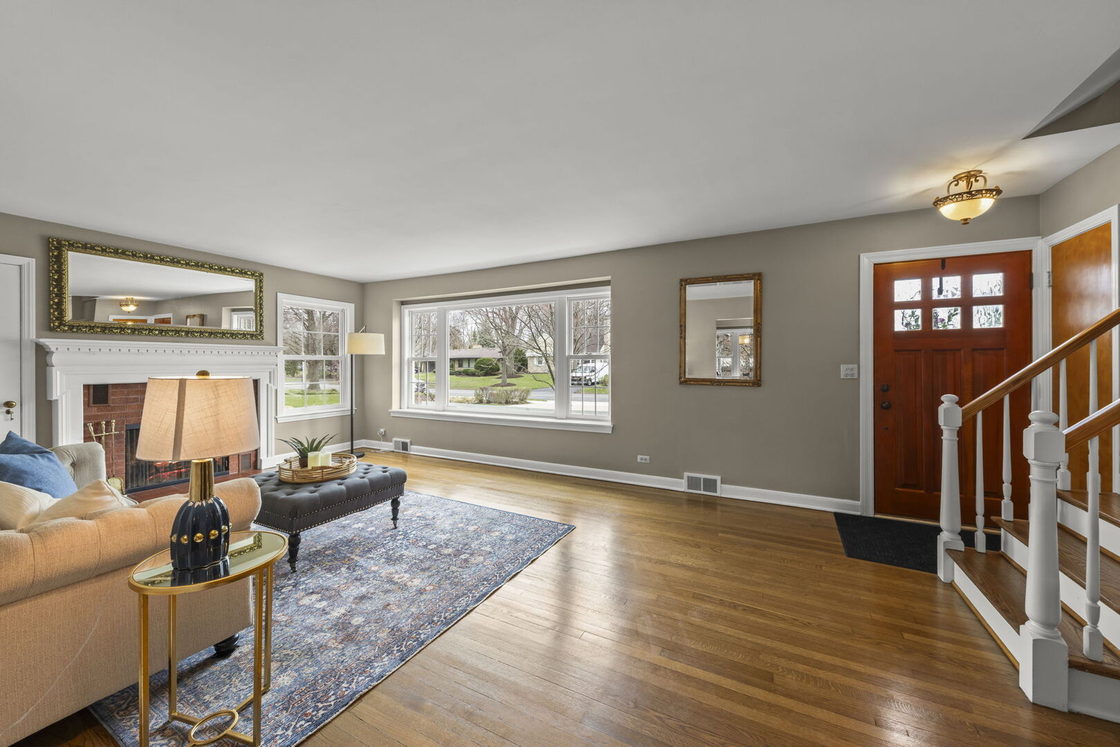 904 Gamon Road Wheaton, IL 60189 - Photo 5 of 47 a living room with furniture window and wooden floor