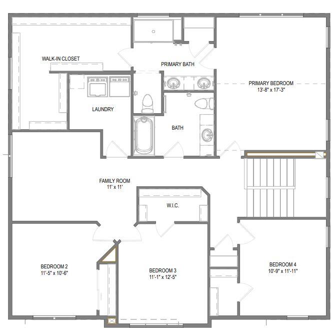 447 Sandstone Street Slinger, WI 53086 - Photo 38 of 38 Second Floor Plan