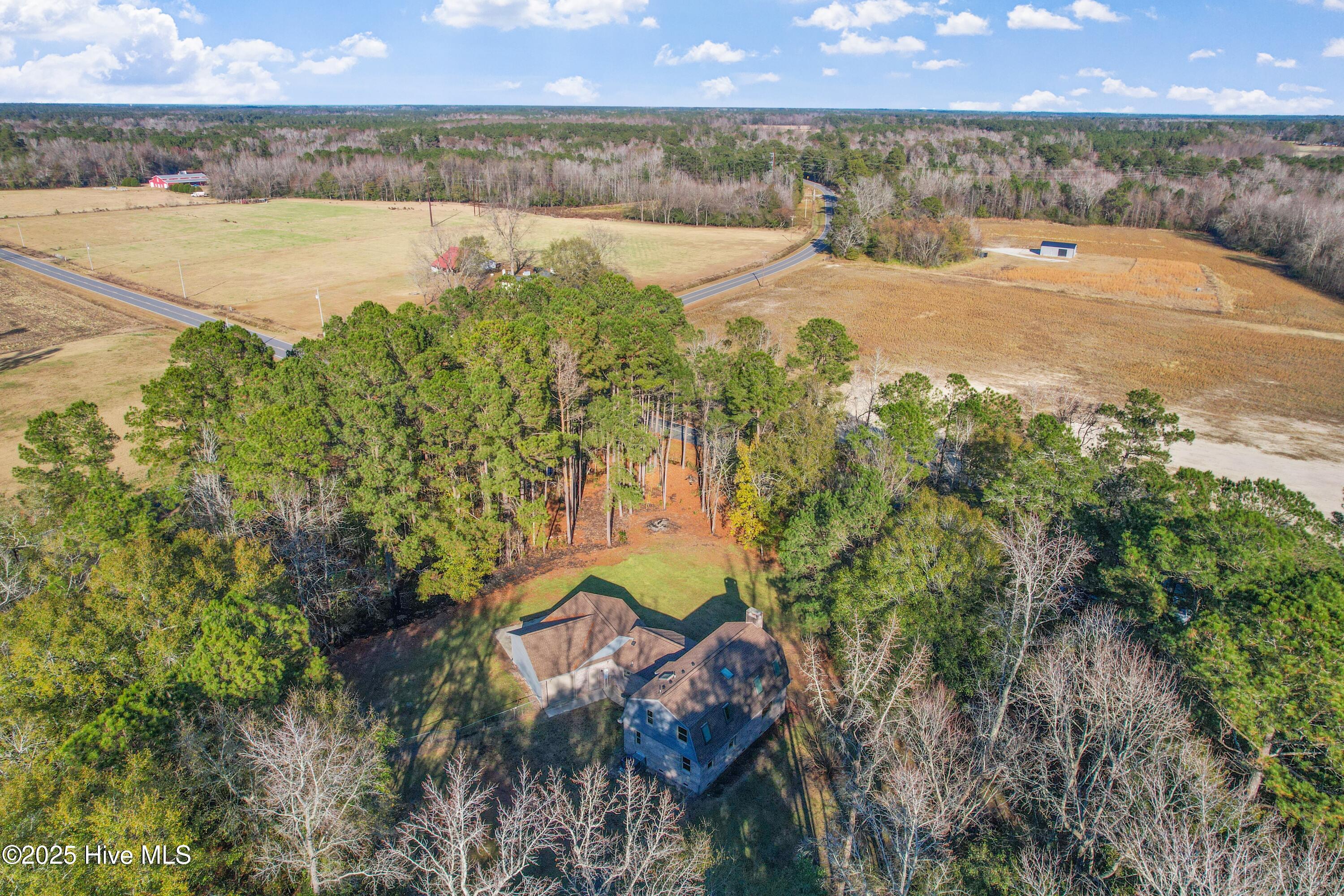 50 Irvin Enzor Road South Fair Bluff, NC 28439 - Photo 26 of 31 Aerial View towards Hinson Cross Rd