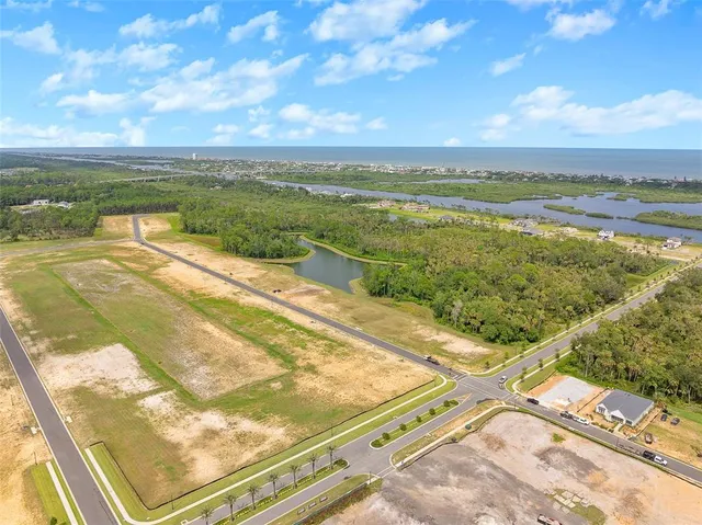 a view of an ocean and beach