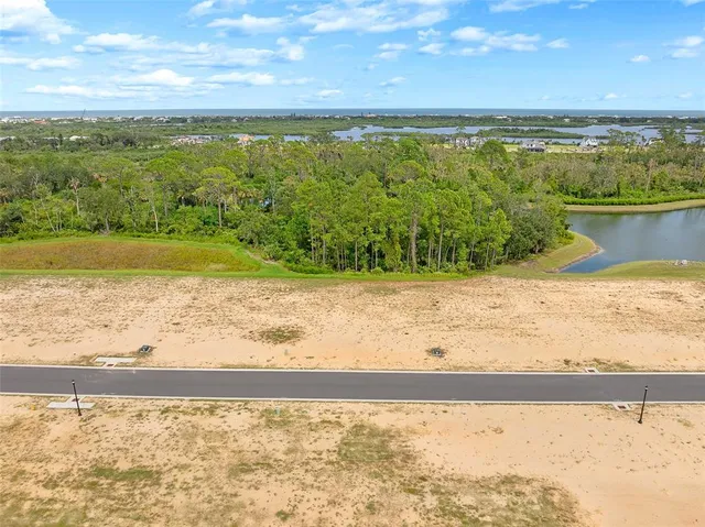 a view of an ocean and beach