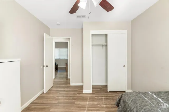 a view of bedroom with natural light
