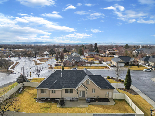 557 South 1470th Street East Springville, UT 84663 - Photo 45 of 46 Aerial perspective of suburban area