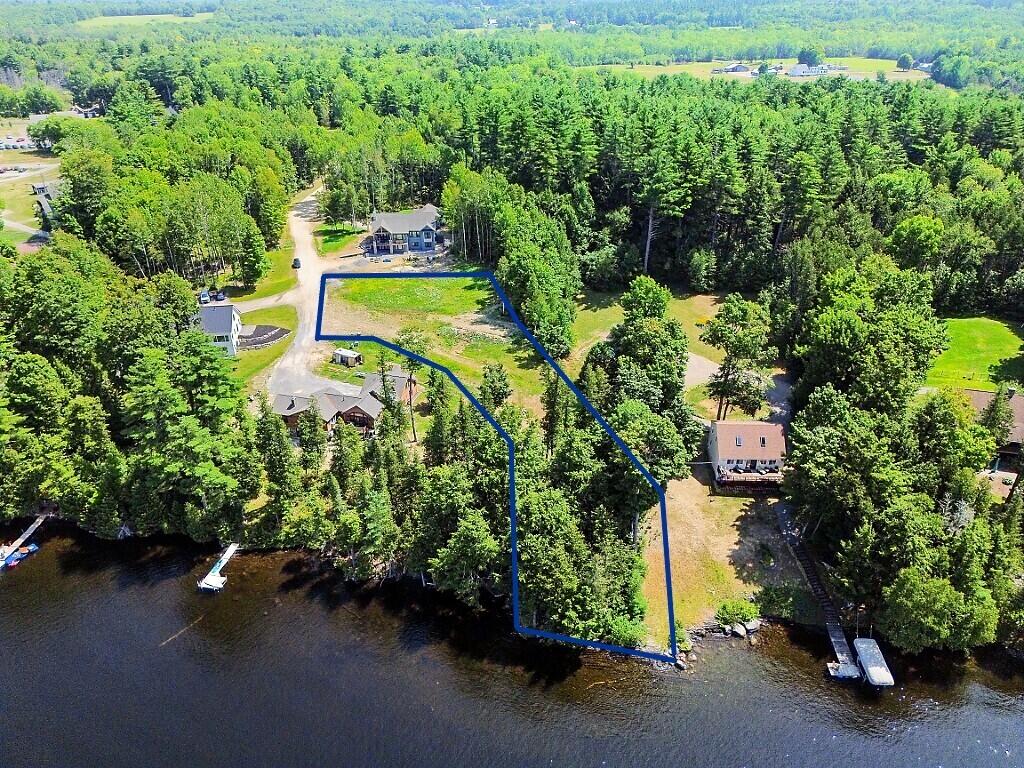 1.03 acre lot 70' waterfront