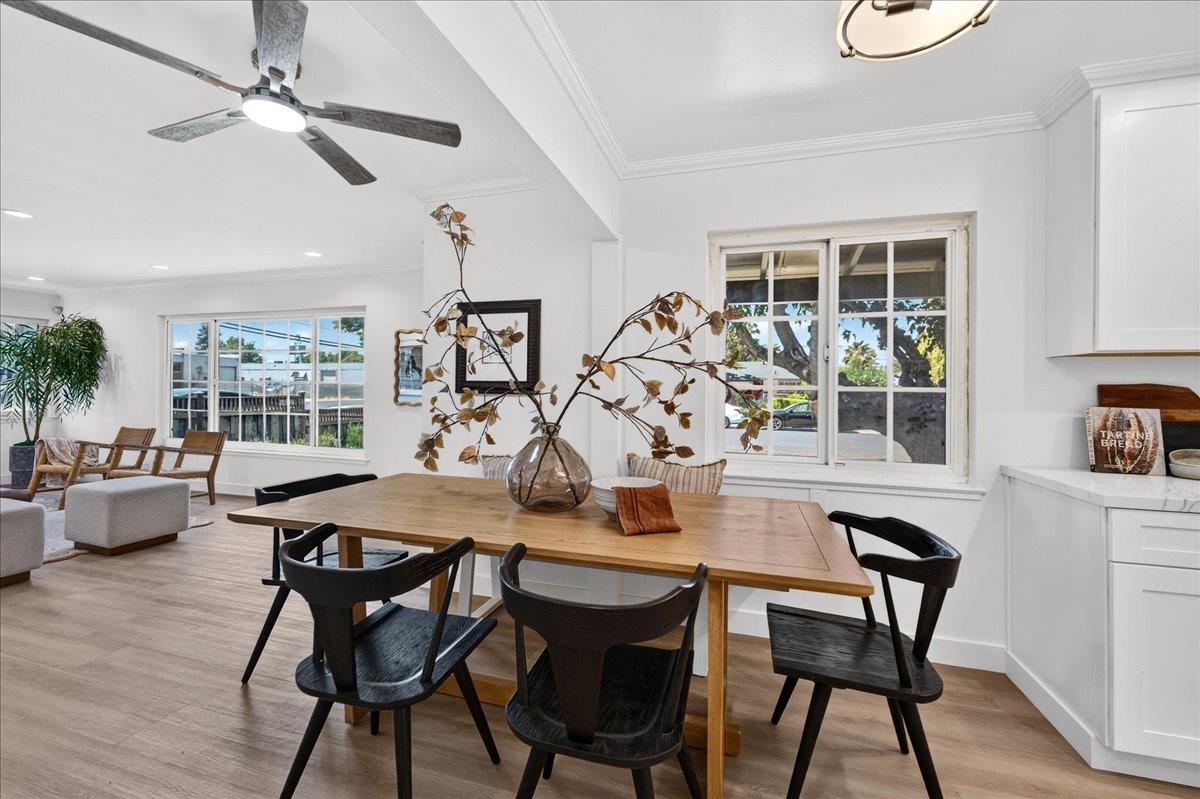 2130 Roenoke Way San Jose, CA 95128 - Photo 4 of 33 a view of a dining room with furniture window and outside view