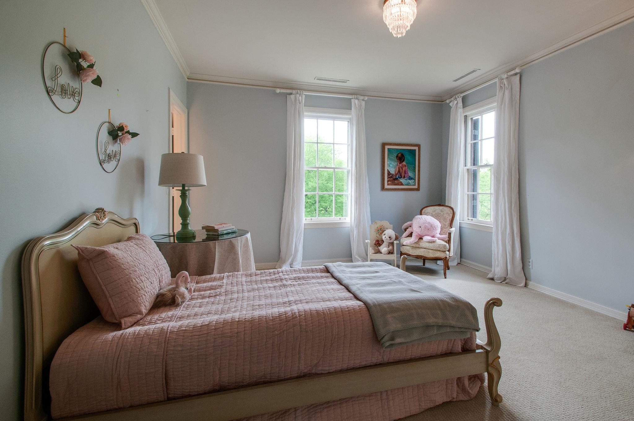 4737 Post Road Nashville, TN 37205 - Photo 18 of 30 a bedroom with bed and a window