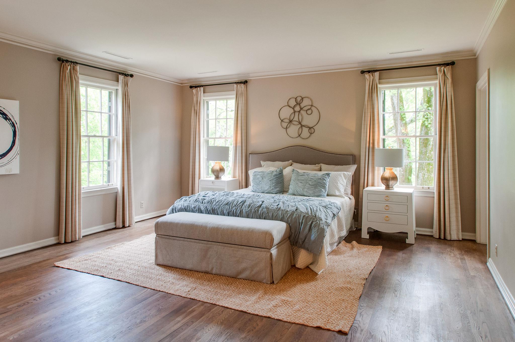 4737 Post Road Nashville, TN 37205 - Photo 22 of 30 a bedroom with a large bed and a window