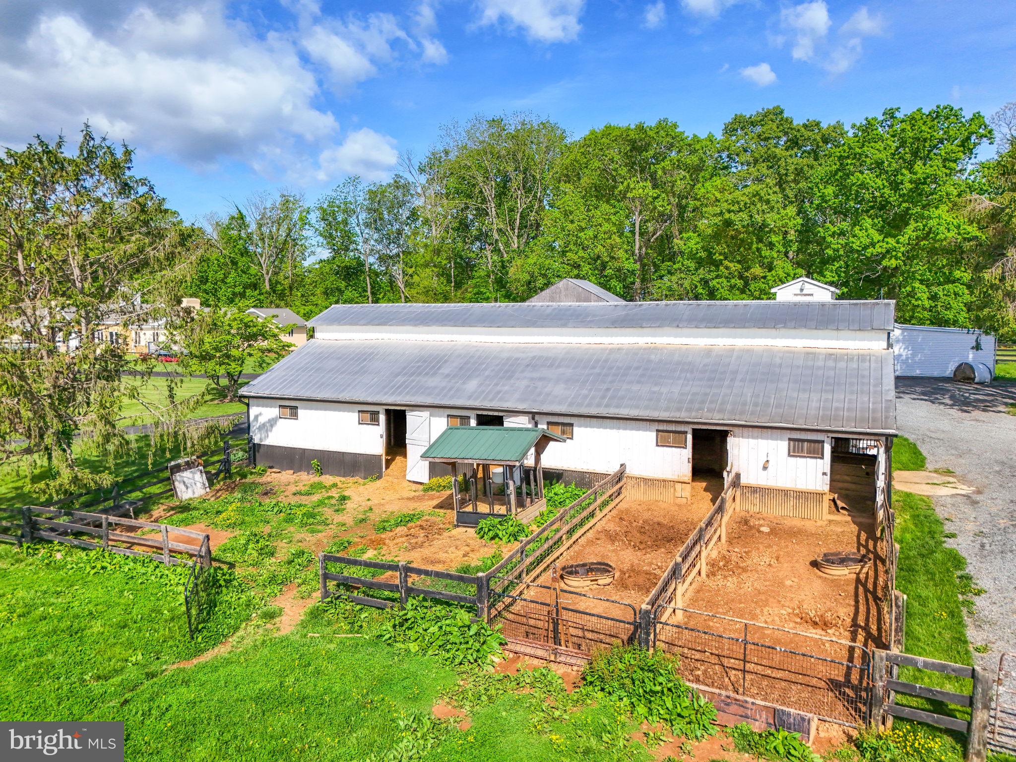 8511 Leeds Manor Road Warrenton, VA 20186 - Photo 12 of 36 an aerial view of a house with swimming pool garden and patio