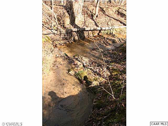 Bold Stream along the Southern end of the property