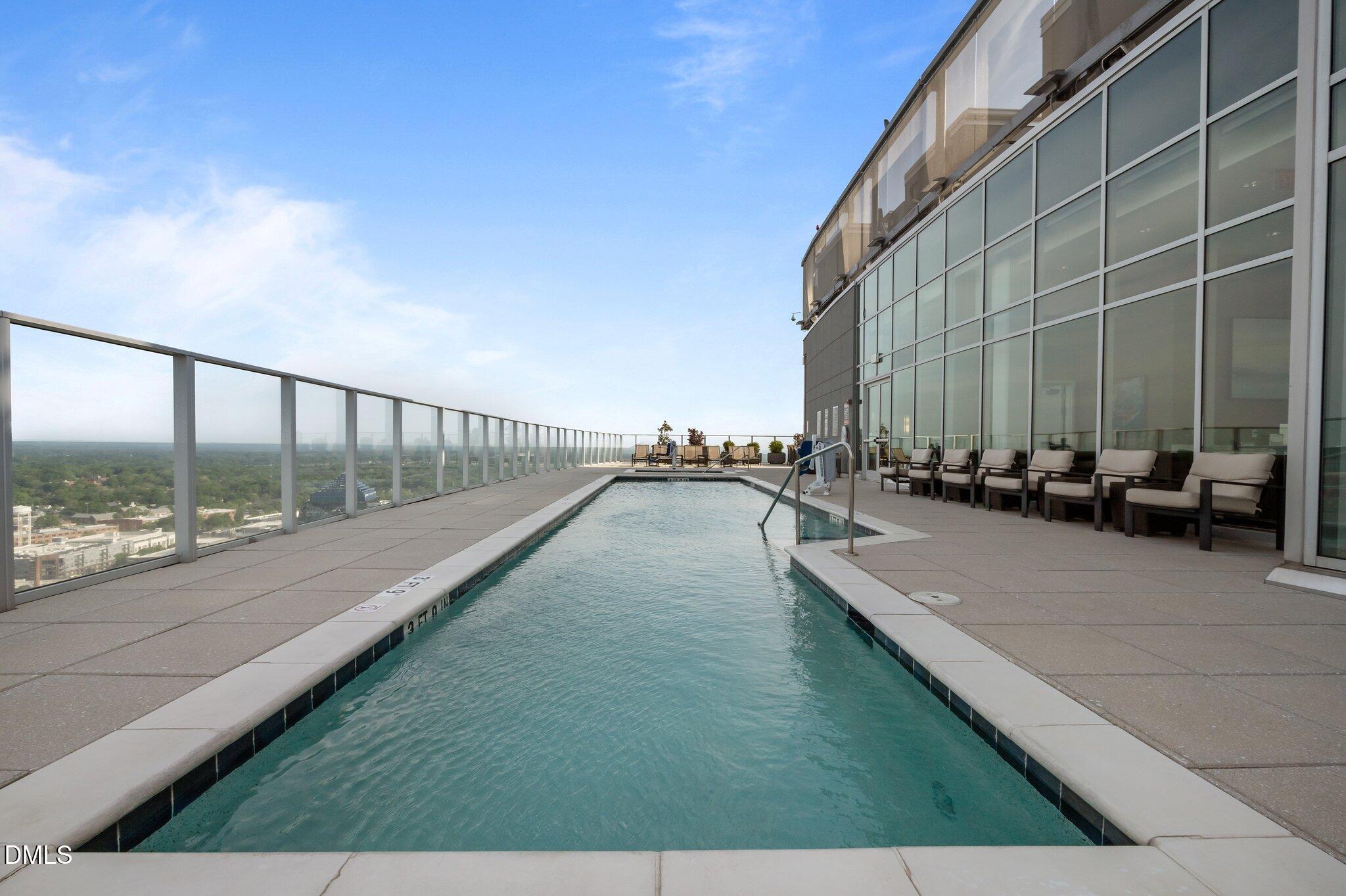 110 Corcoran Street, Unit 2101 Durham, NC 27701 - Photo 17 of 23 a view of balcony with outdoor space