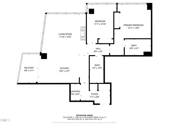 $3,500 | 110 Corcoran Street, Unit 2101, Durham, NC 27701