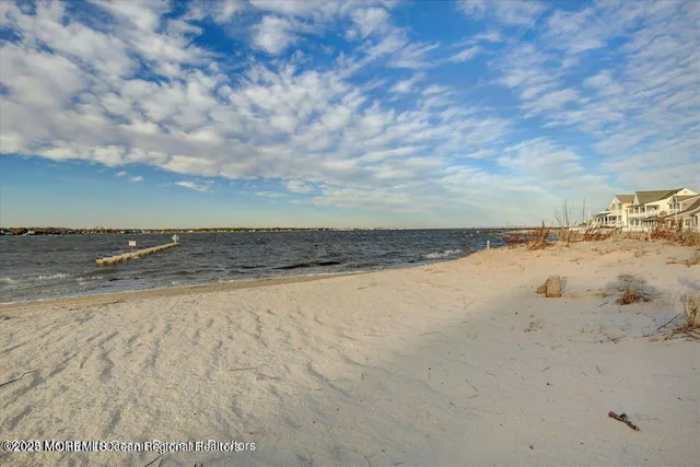 a view of beach and ocean