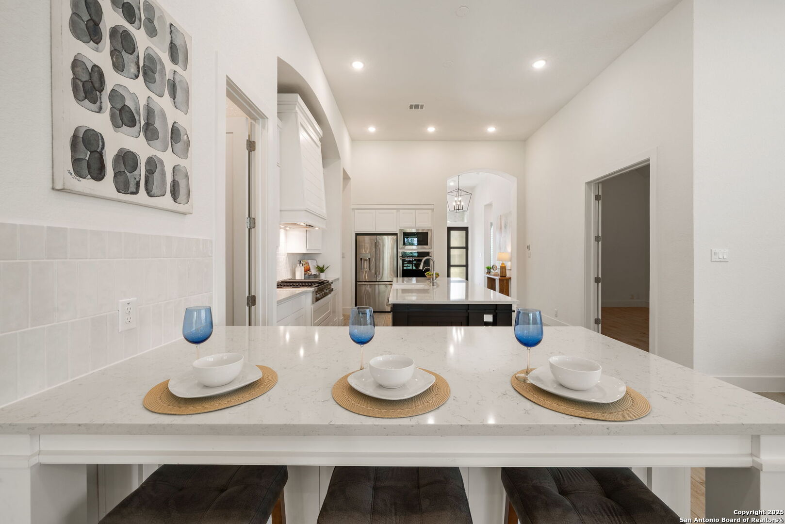 220 Corazon Boerne, TX 78006 - Photo 13 of 50 a view of a dining room with furniture and wooden floor