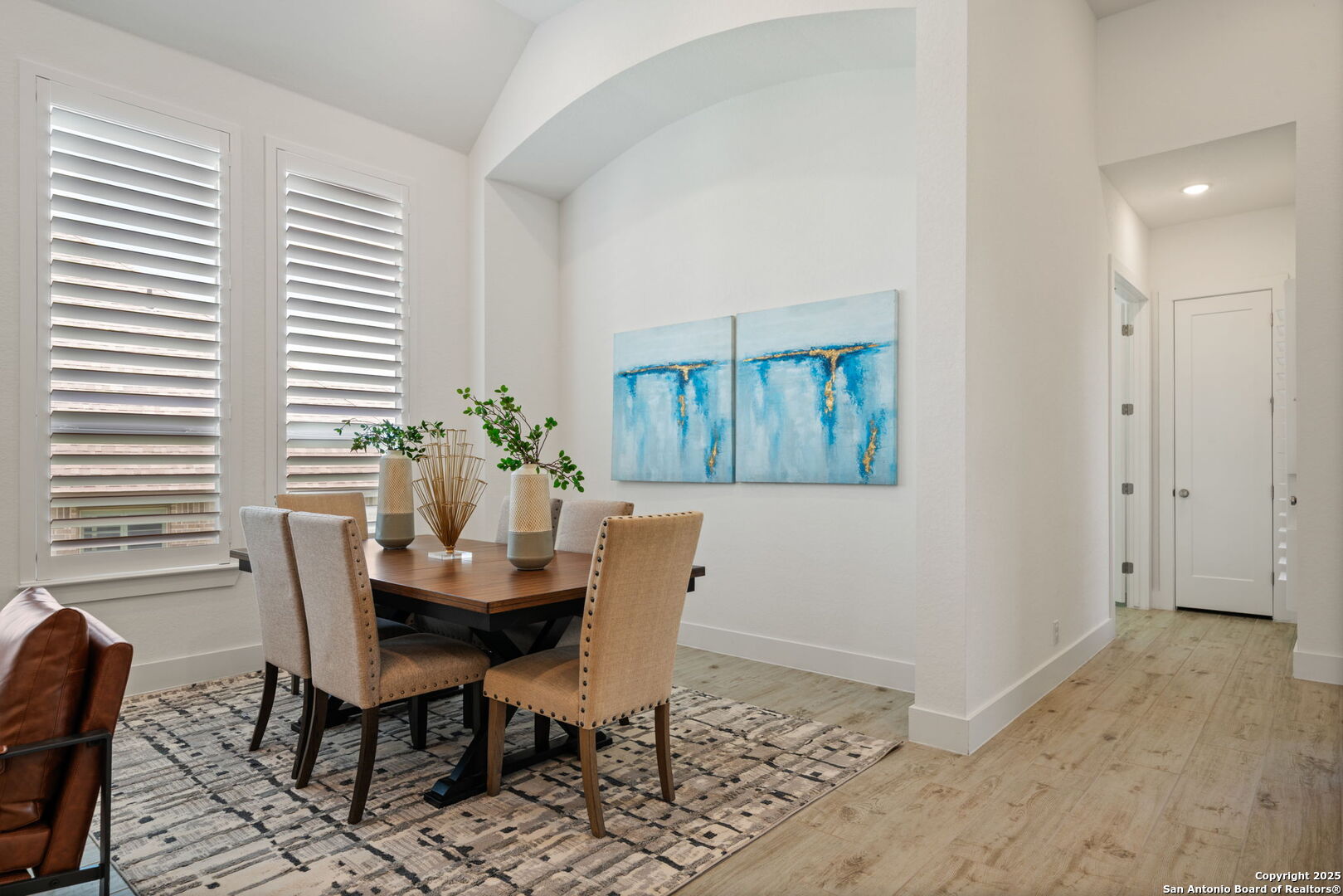 220 Corazon Boerne, TX 78006 - Photo 16 of 50 a dining room with furniture and wooden floor