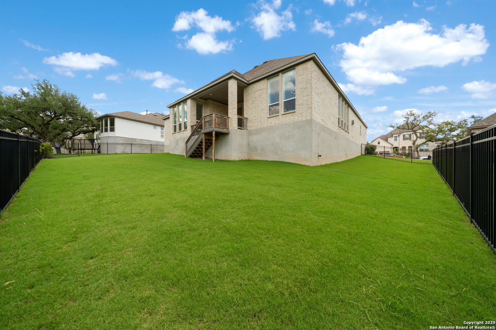 220 Corazon Boerne, TX 78006 - Photo 37 of 50 a front view of a house with garden