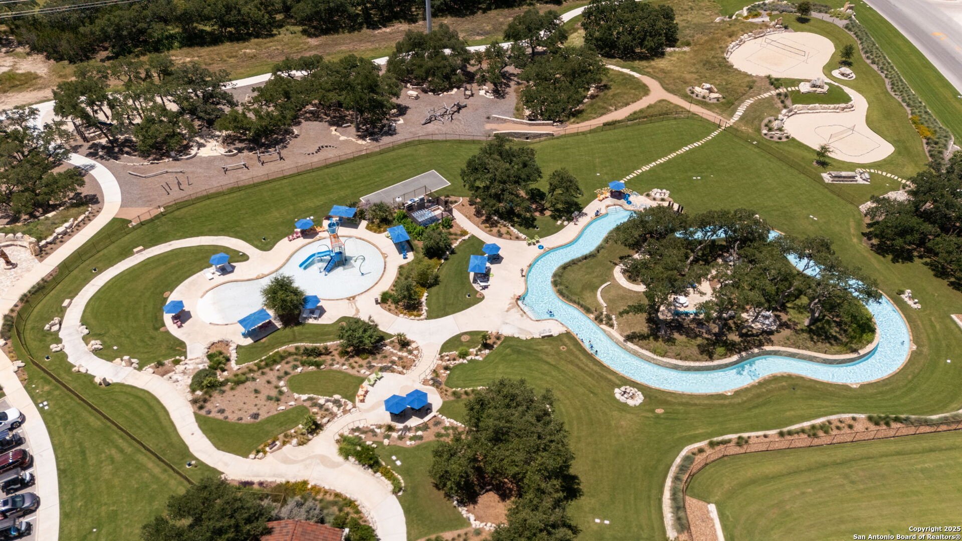 220 Corazon Boerne, TX 78006 - Photo 40 of 50 an aerial view of a swimming pool and outdoor space