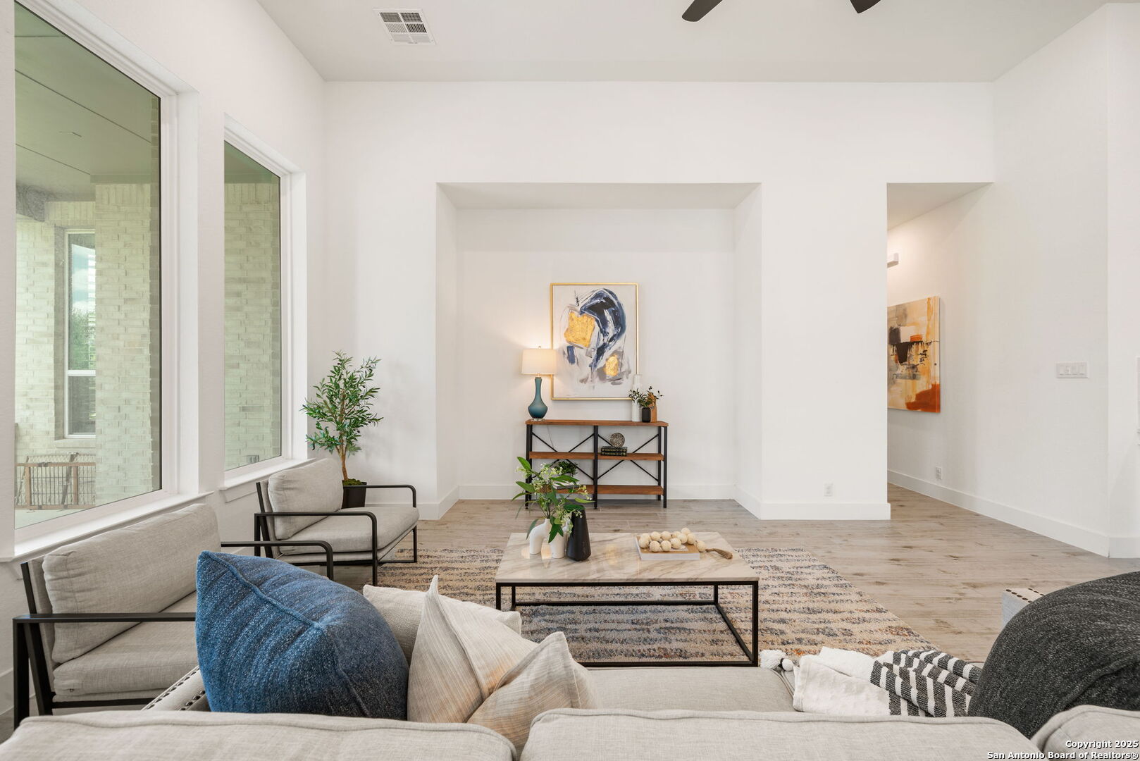 220 Corazon Boerne, TX 78006 - Photo 6 of 50 a living room with furniture and a potted plant