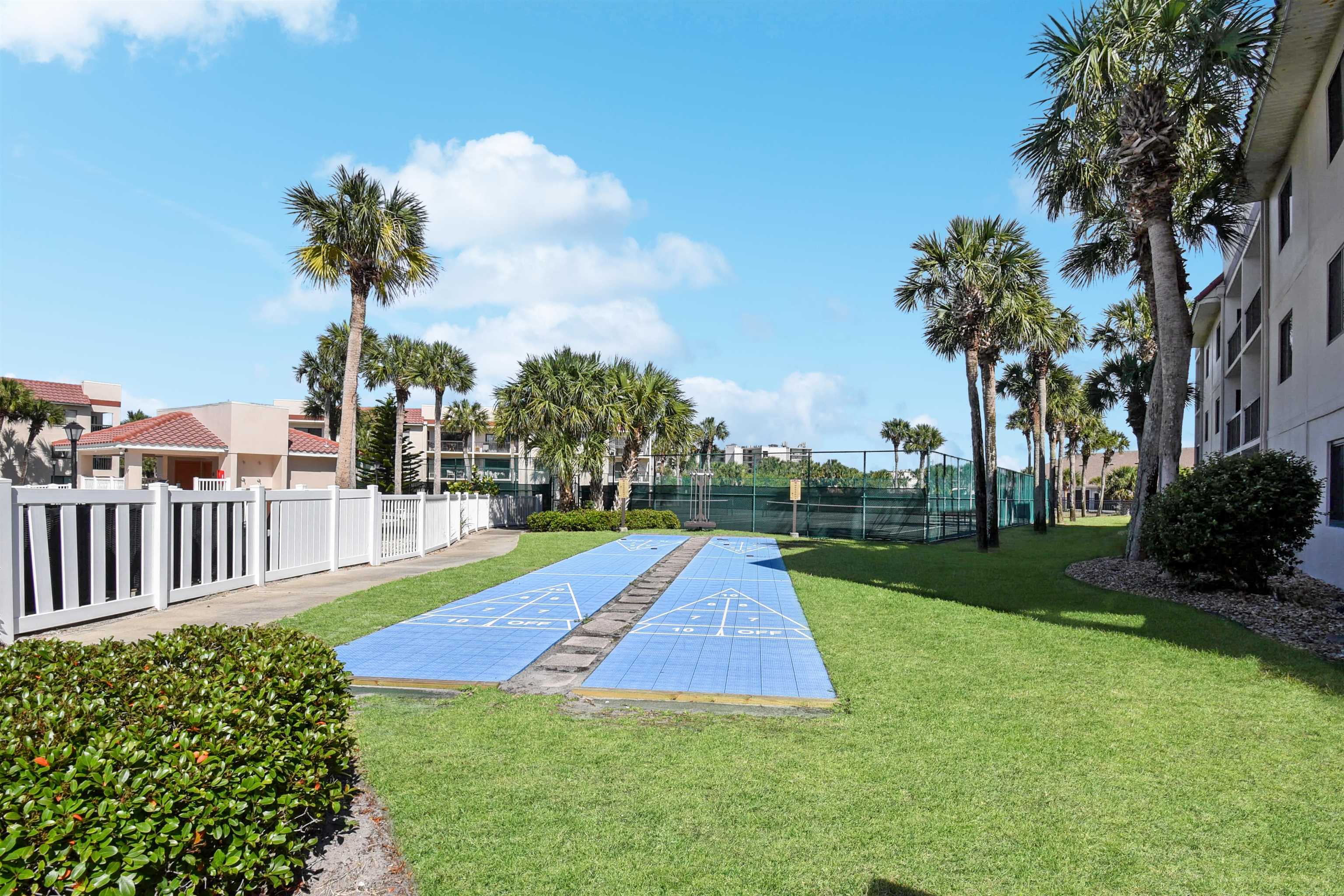 4250 A1A South, Unit M 31 St. Augustine, FL 32080 - Photo 16 of 21 a view of a backyard with swimming pool
