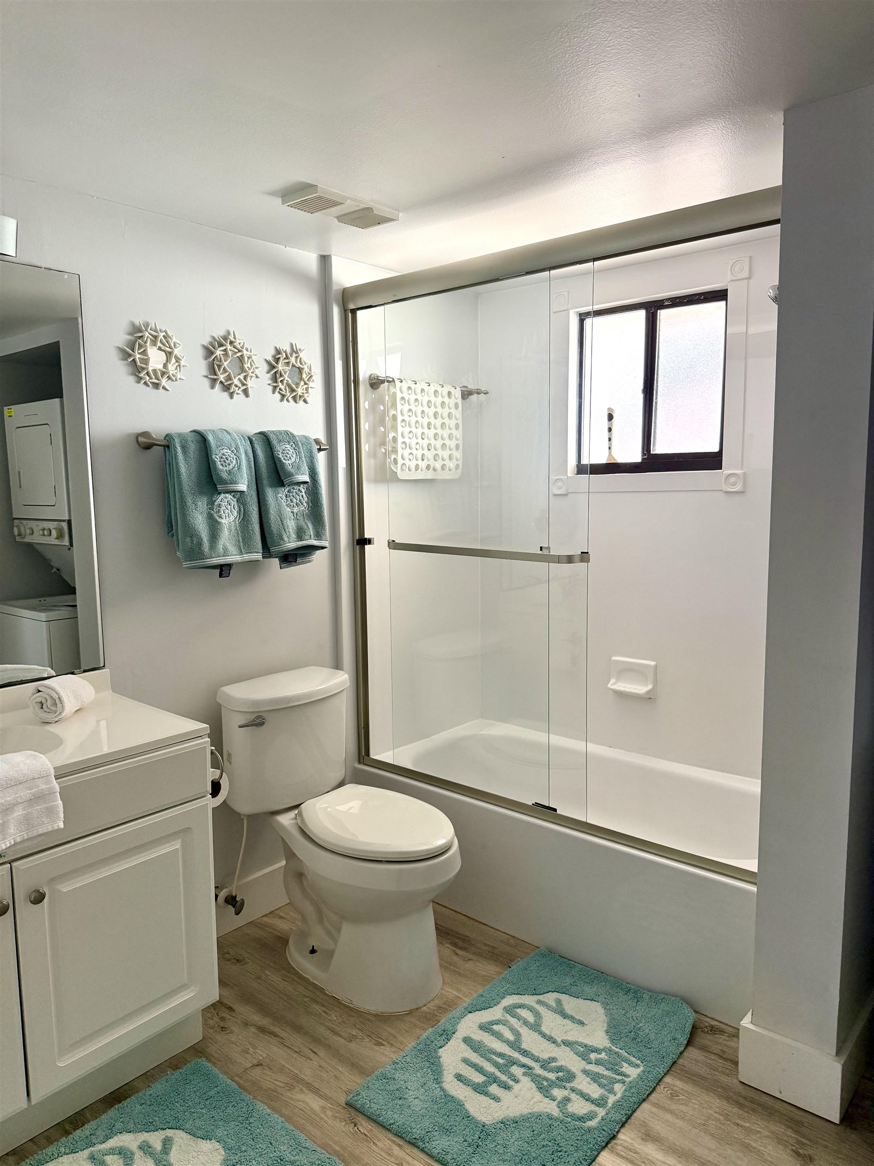 4250 A1A South, Unit M 31 St. Augustine, FL 32080 - Photo 7 of 21 a bathroom with a toilet and a shower