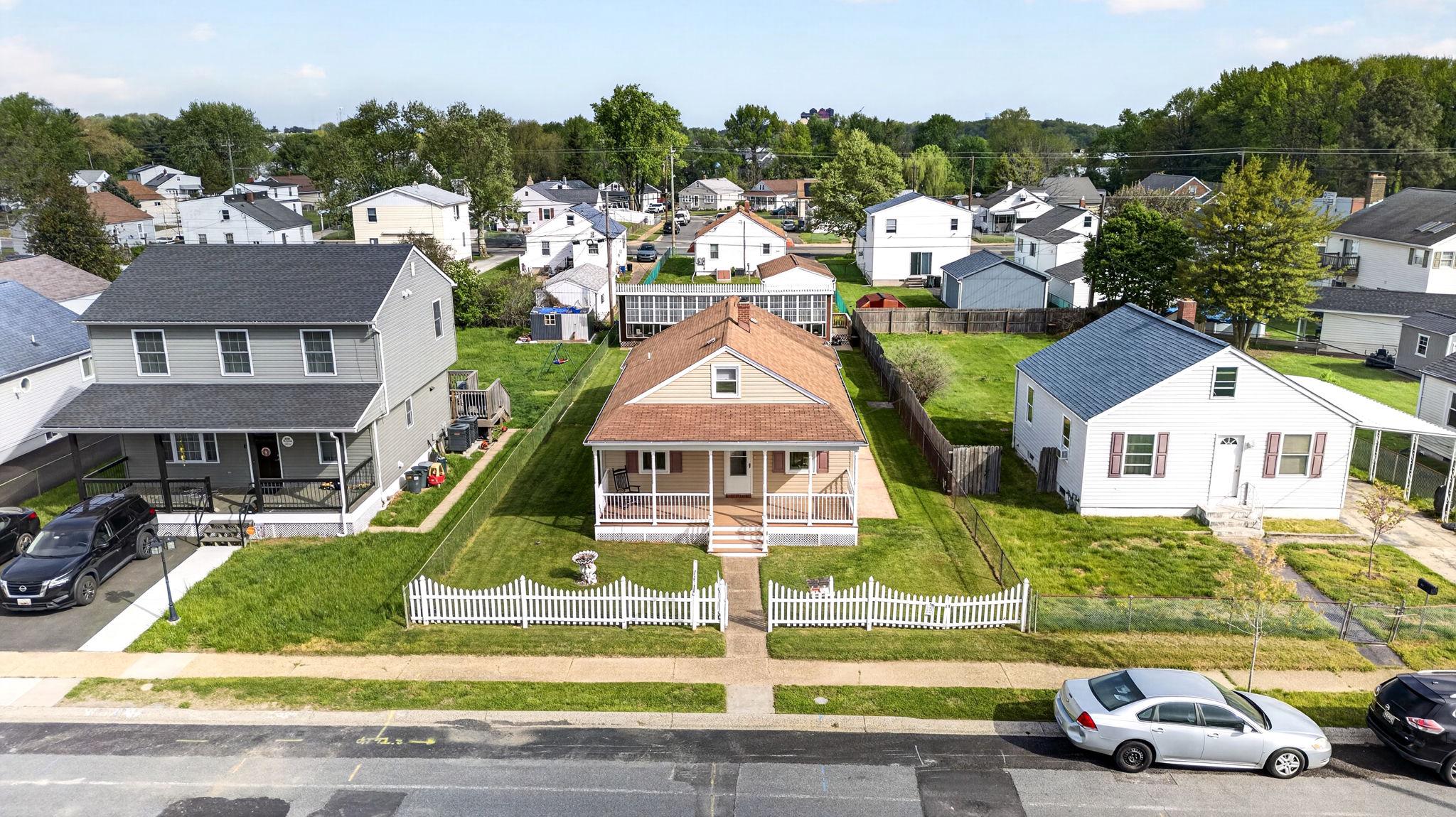 206 South Woodwell Road Baltimore, MD 21222 - Photo 34 of 46 an aerial view of multiple houses