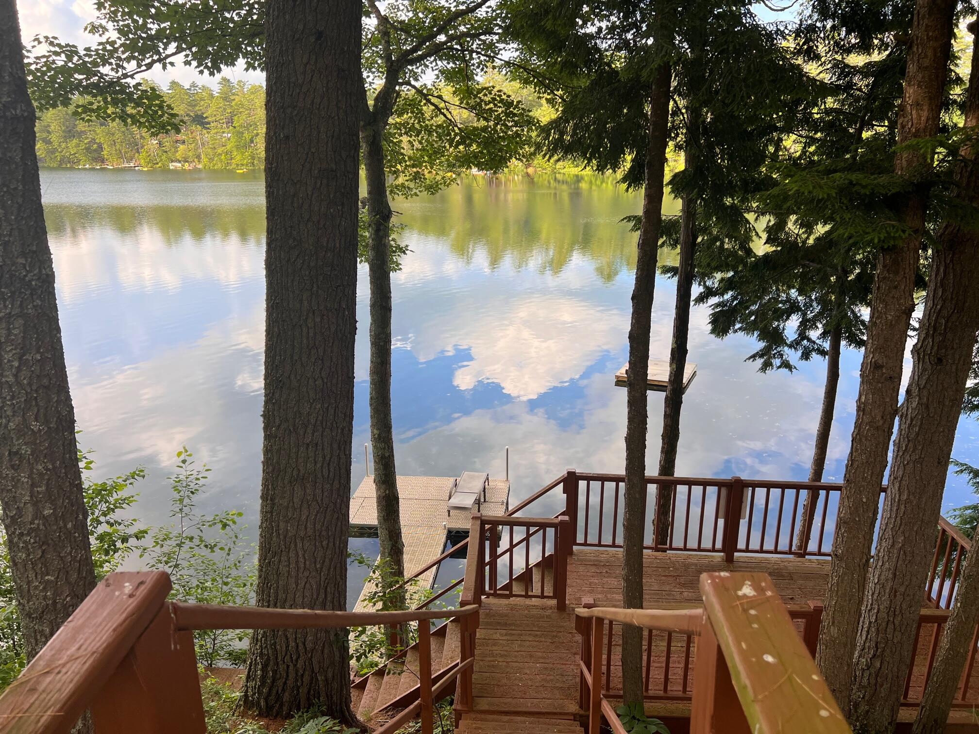 8 Memory Lane Oxford, ME 04270 - Photo 24 of 36 Stairs to dock