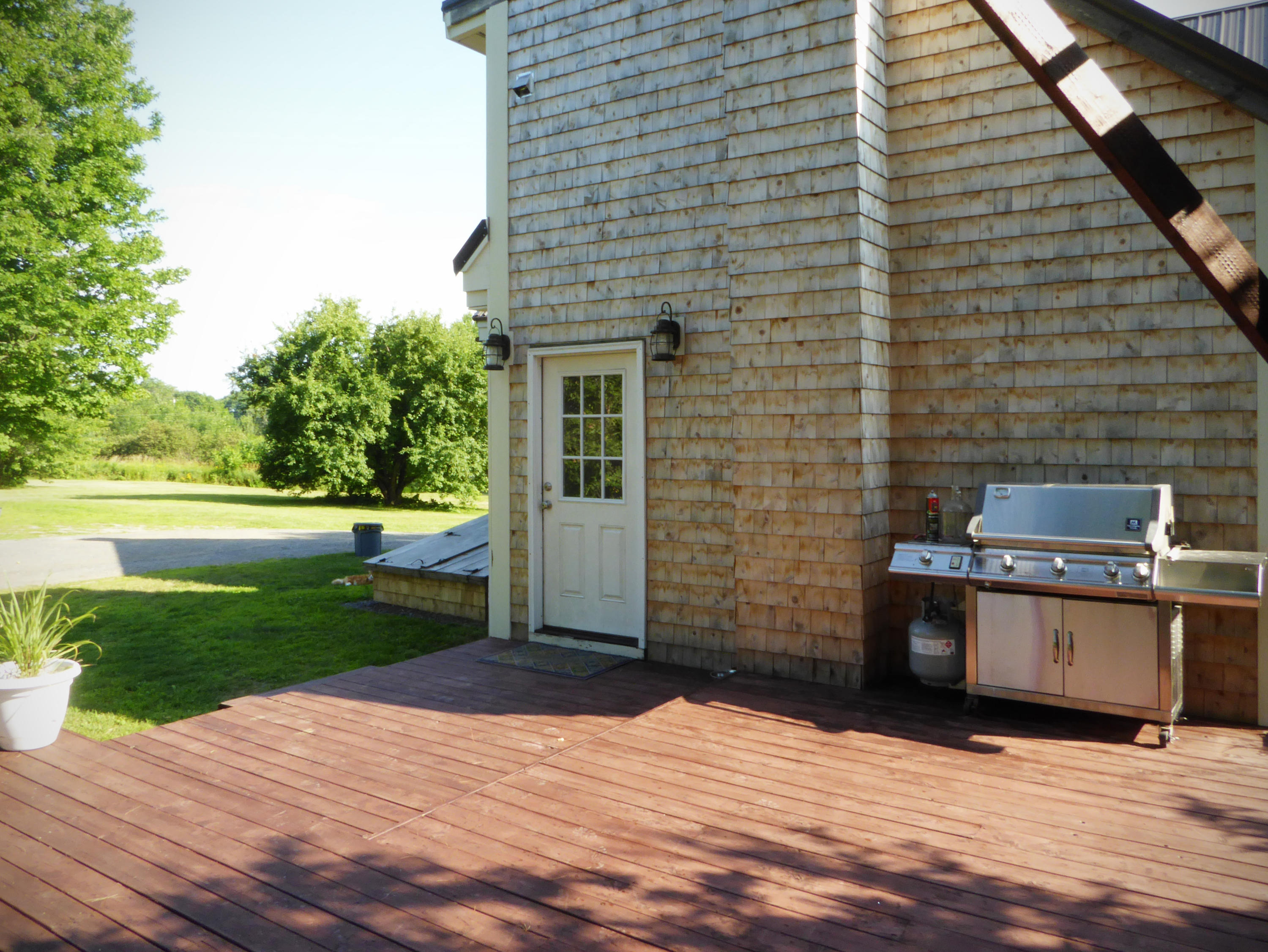321 New Portland Road North Anson, ME 04958 - Photo 10 of 41 Deck & Home