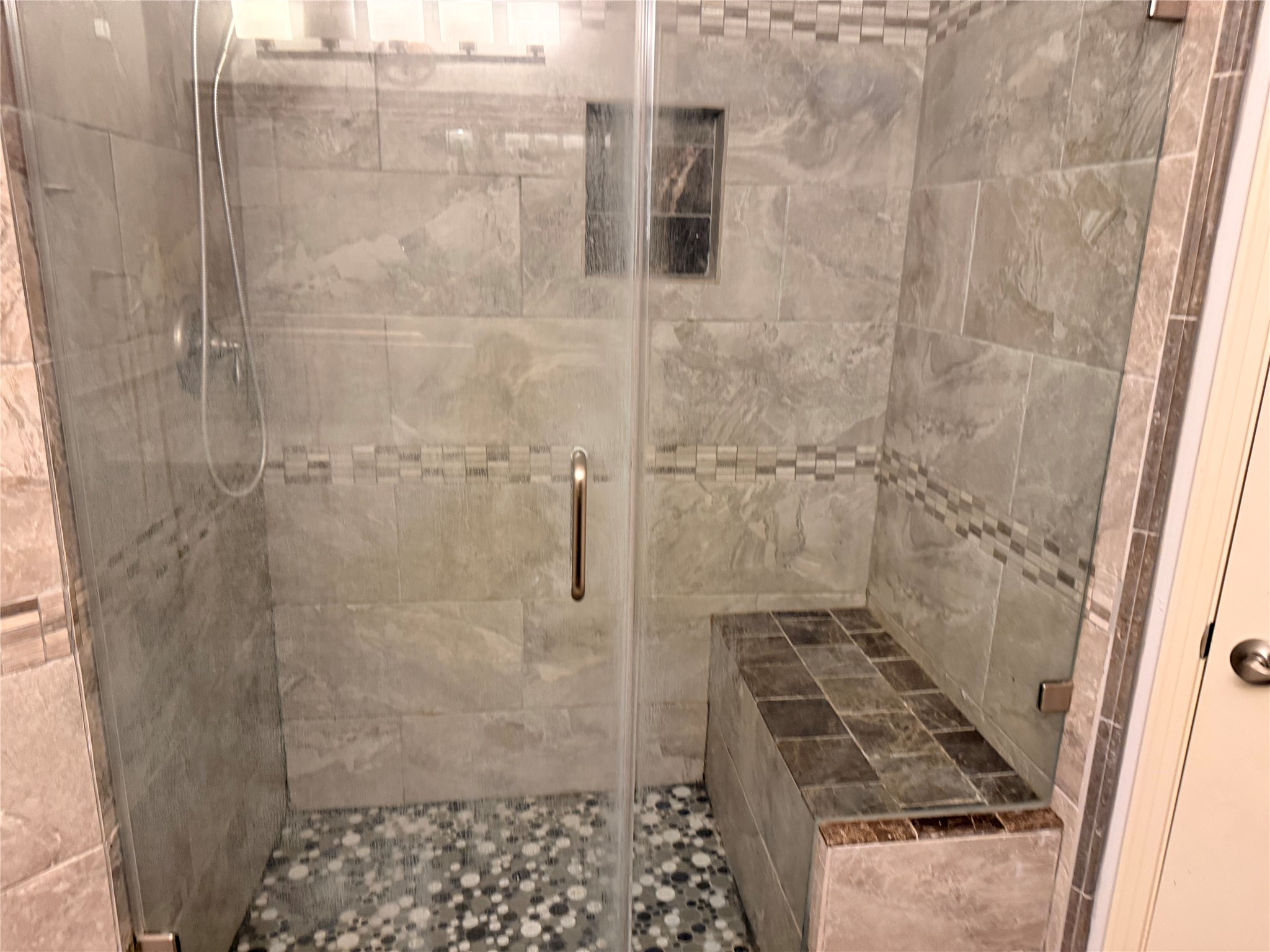13726 Rampchester Lane Houston, TX 77015 - Photo 11 of 15 a bathroom with a shower