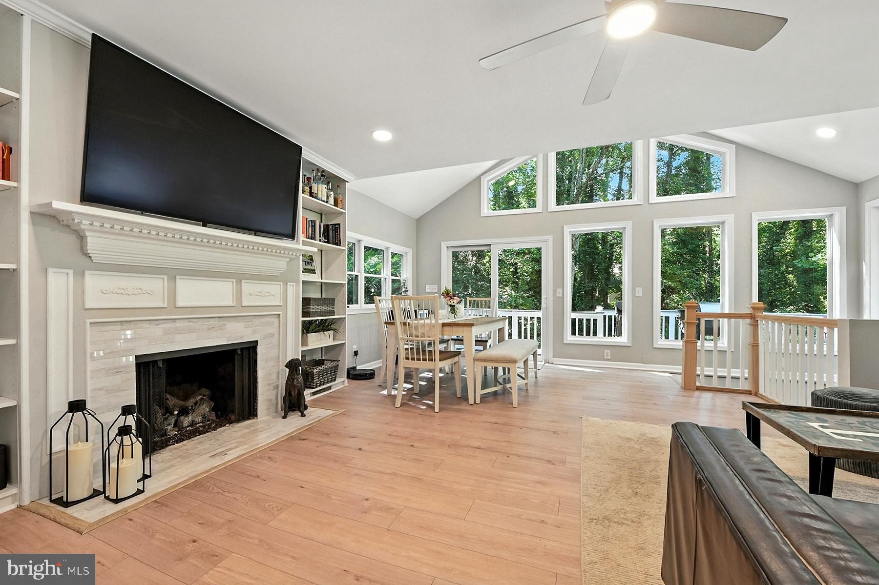 359 Hall Road Crownsville, MD 21032 - Photo 4 of 33 Beautiful built in shelves and gas fireplace