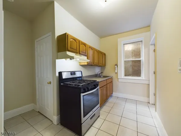 a kitchen with a stove