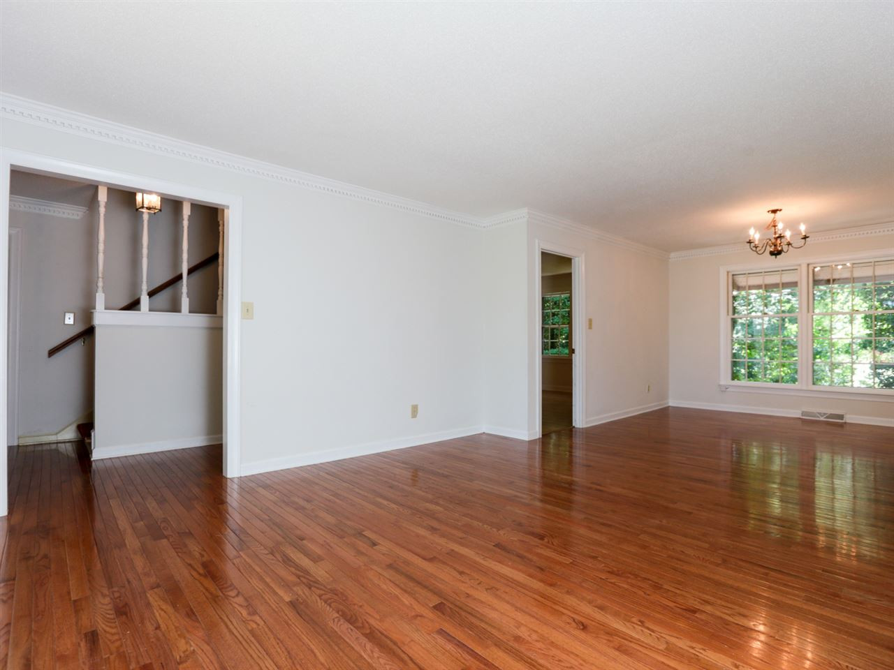3429 Horton Street Raleigh, NC 27607 - Photo 4 of 25 Large family room with fireplace that overlooks your private back yard Den/Family/Great Room