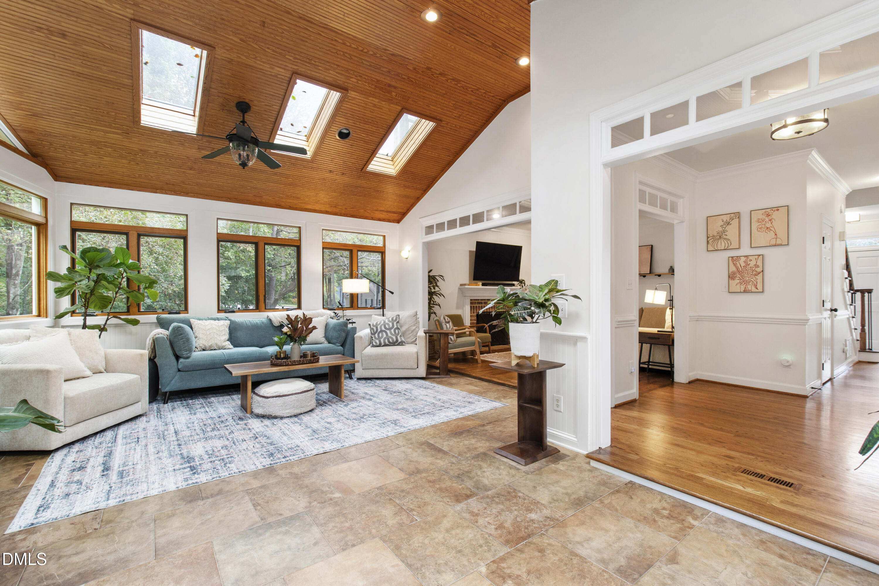 7501 Panther Branch Drive Raleigh, NC 27612 - Photo 18 of 56 a living room with furniture and a large window