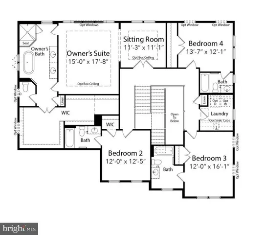 a view of a dining room with furniture a chandelier and wooden floor