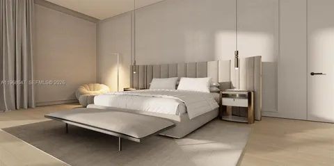 a living room with a wooden floor