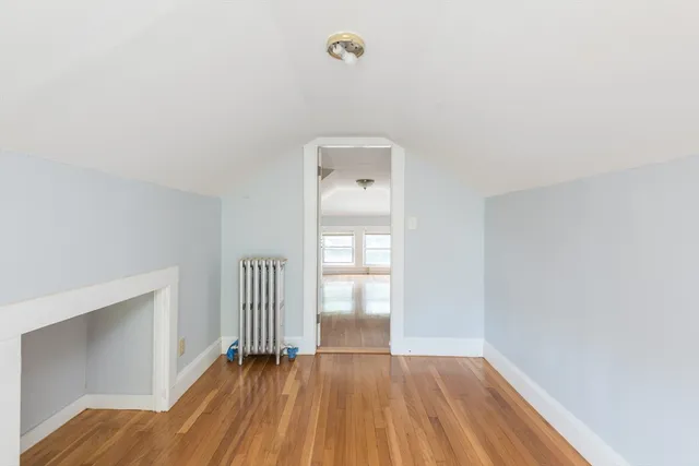 a view of wooden floor in a room