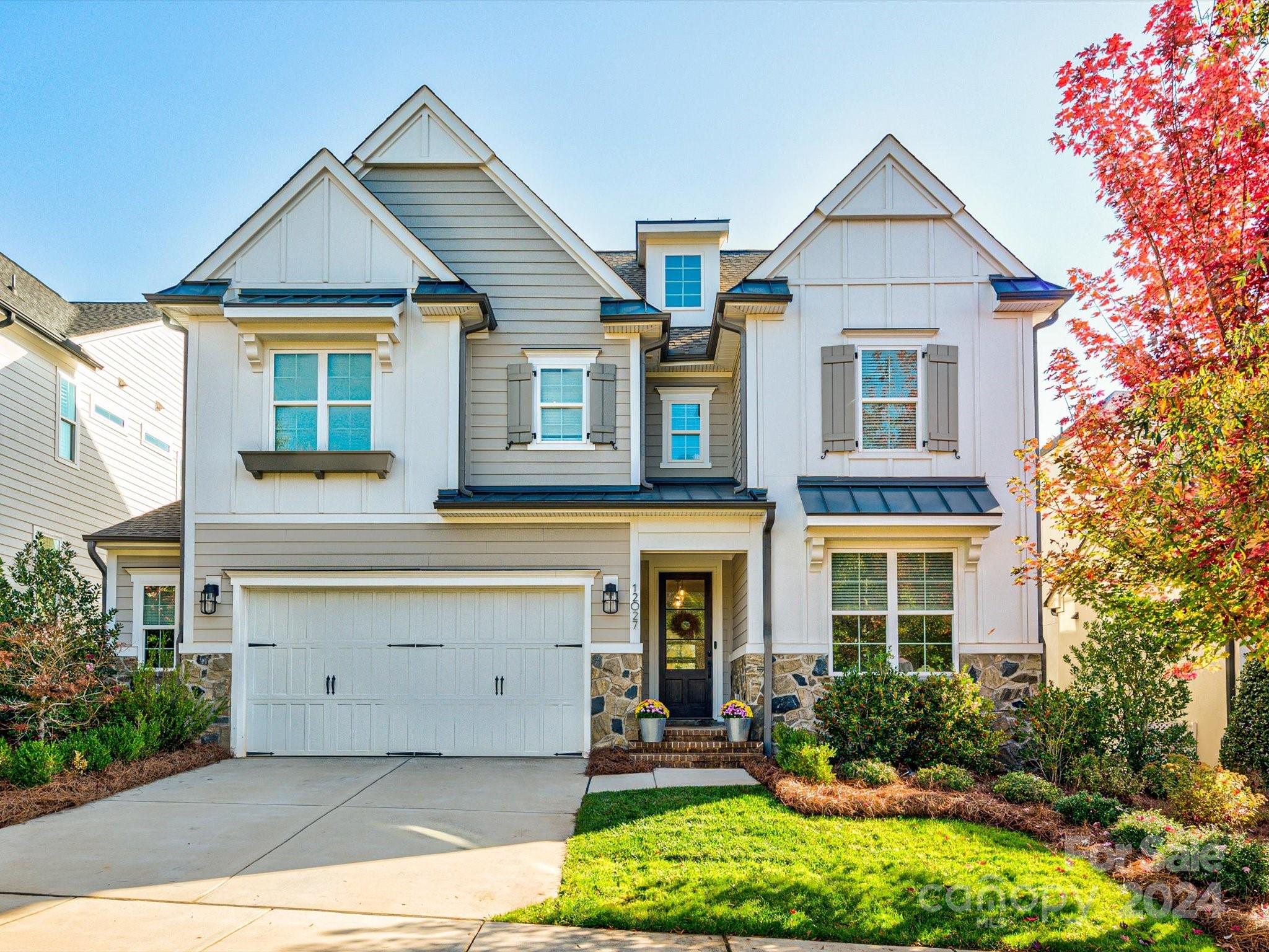 12027 Huntson Reserve Road Huntersville, NC 28078 - Photo 1 of 42 front view of a house with a yard