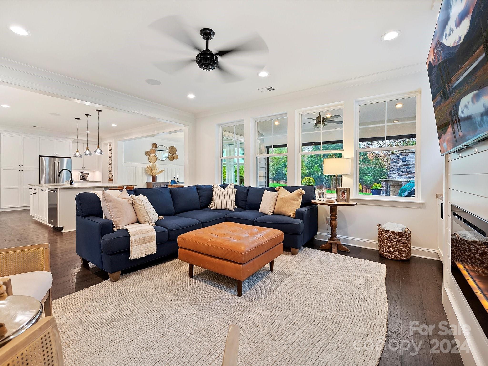 12027 Huntson Reserve Road Huntersville, NC 28078 - Photo 5 of 42 a living room with furniture and a large window