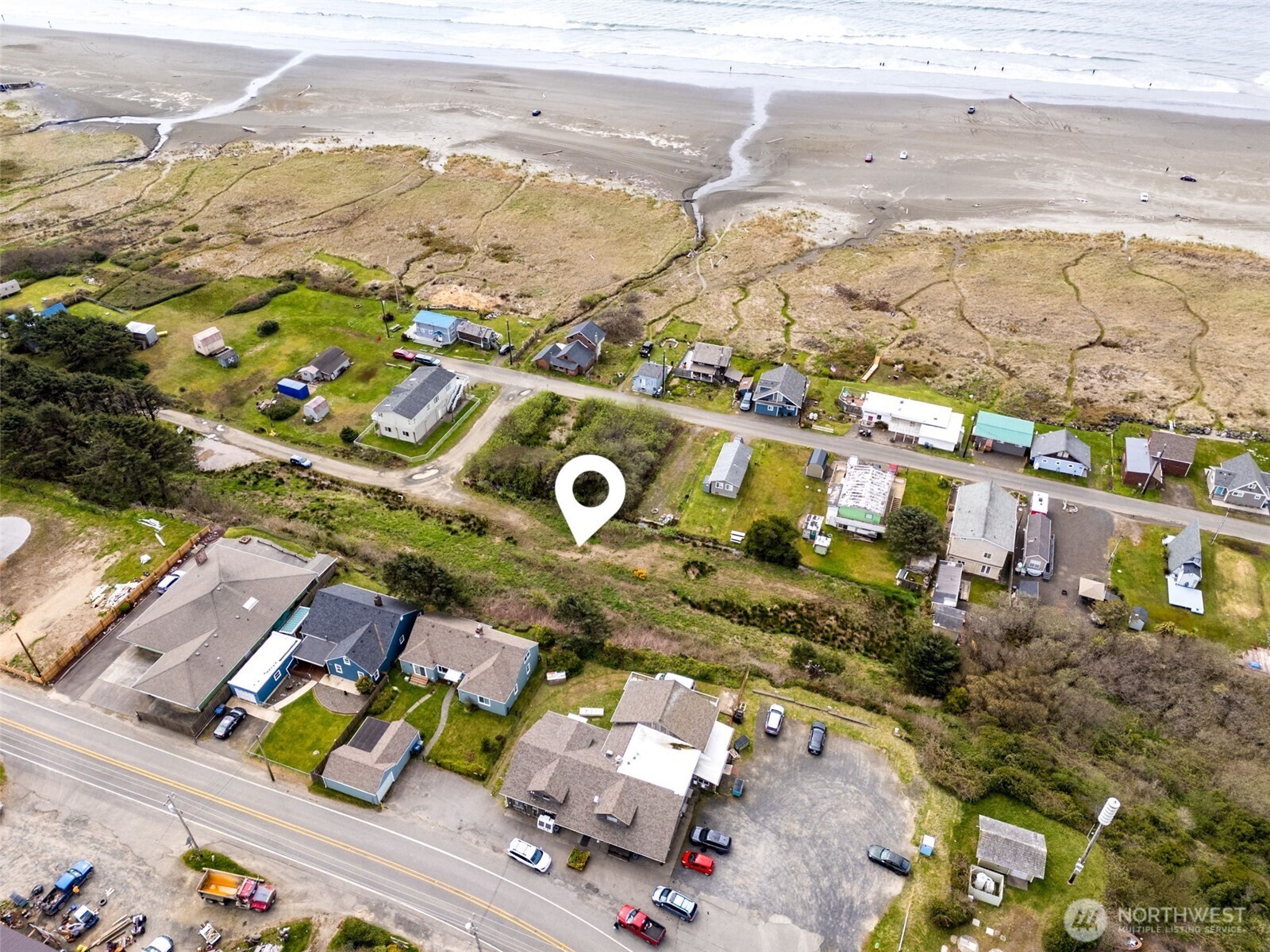 4784 Beach Lane Moclips, WA 98562 - Photo 1 of 10 an aerial view of residential houses with outdoor space